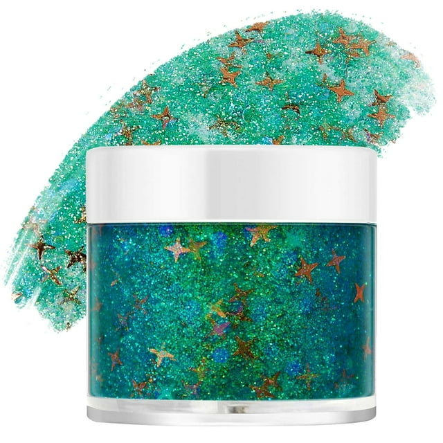 Glitter Gel For Body Face Hair And Lip Color Changing Glitter Gel Under Light, Makeup Eye Shadow
