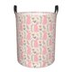 thumbnail image 1 of Balery Rabbit Cesta de ropa redonda con asas, impermeable, independiente, para ropa, juguetes, dormitorio y familia-Medium, 1 of 6