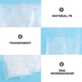 thumbnail image 2 of OATIPHO Disposable Plastic Apron White Waterproof for Cooking and Protection 50Pcs, 2 of 5