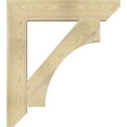 thumbnail image 3 of Ekena Millwork 6"W x 34"D x 38"H Westlake Slat Rough Sawn Bracket, Douglas Fir, 3 of 4