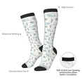 thumbnail image 4 of Naloa Whale And Turtle Thigh High Socks Extra Long Stretchy Sock Women Over Knee High Opaque Stocking Daily Wear, 4 of 6