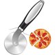 thumbnail image 1 of Cortador de pizza de acero inoxidable de calidad, cortador de pizza súper afilado con mango antideslizante, fácil de limpiar., 1 of 5