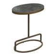 thumbnail image 4 of Uttermost Jessenia Marble and Metal Accent Table in Antique Brushed Gold, 4 of 5