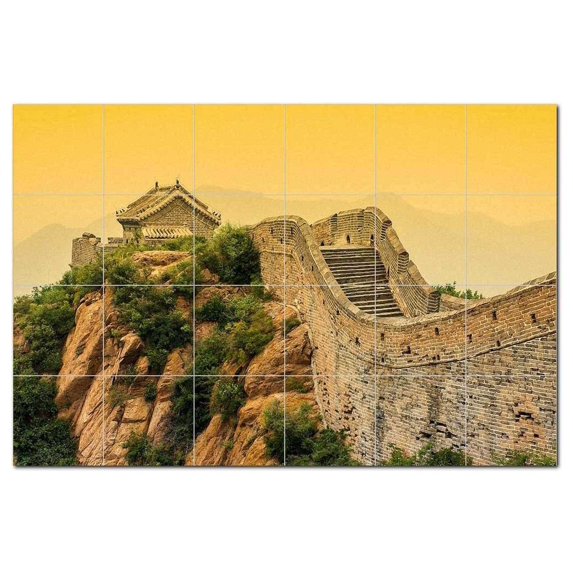 Monument Ceramic Tile Mural Kitchen Backsplash Bathroom Shower, 400907-L64