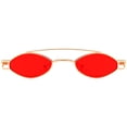 thumbnail image 2 of Gafas de sol de moda Sunnimix para mujer Marco dorado rojo claro, 2 of 6