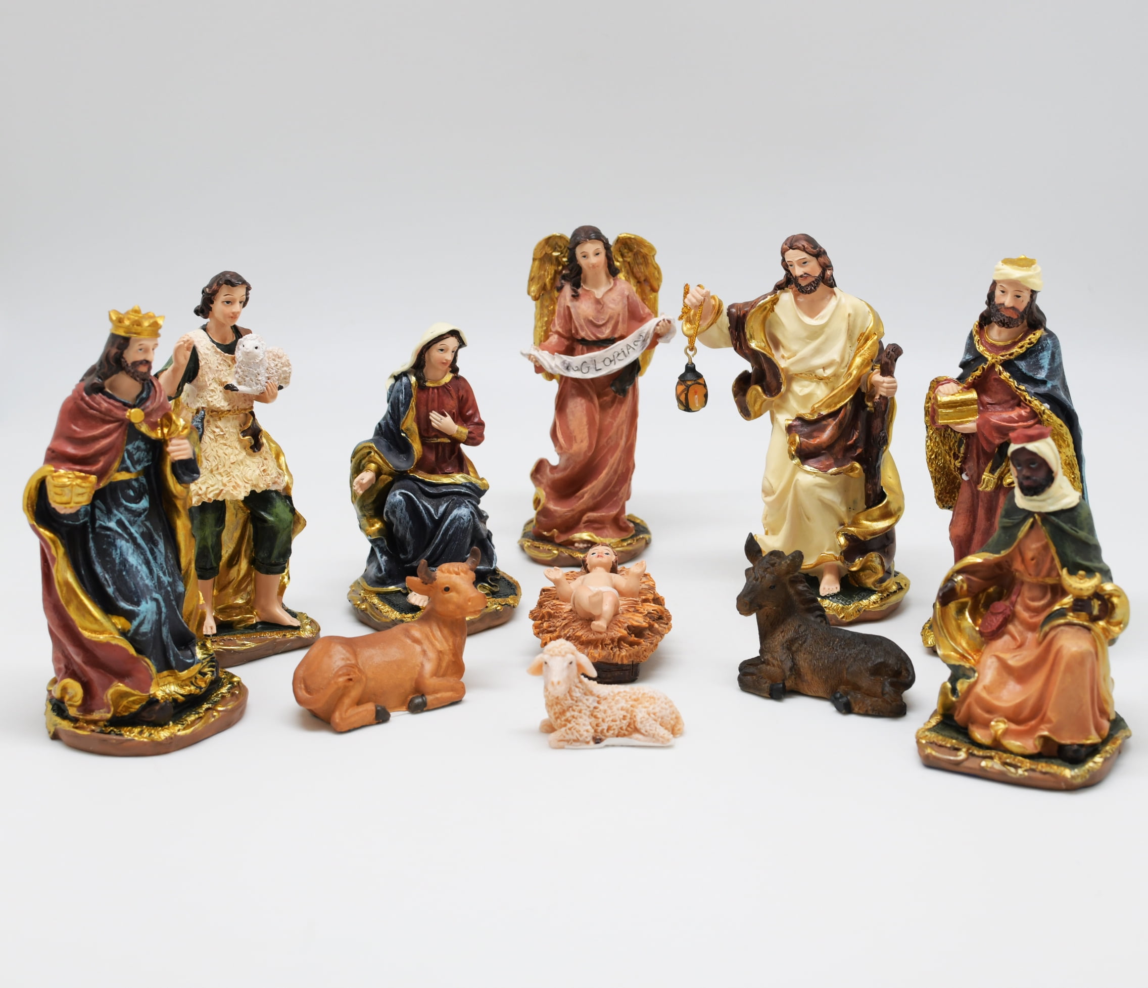 Jesus Manger Light up Figurine Religious Christmas