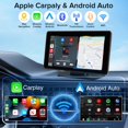 thumbnail image 3 of Pantalla HD Carplay para automóvil, receptores de audio estéreo para automóvil Apple Android Auto Car Play inalámbricos portátiles con control de voz, cámara de respaldo, Mirror Link, Bluetooth, naveg, 3 of 5