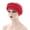 Red 1, variant on Clearance! Fdelink Turban Hat Winter Hats Fashion Women Beading Braid Hat Muslim Ruffle Cancer Wrap Cap Sleep Caps Satin Lined Hair Bonnets Black