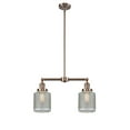 thumbnail image 2 of Innovations Lighting 209-AB-G262 Stanton 2 Light 23" Wide Linear Chandelier / Semi-Flush, 2 of 7