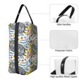 thumbnail image 3 of Goofa Sea Turtle Printed Toiletry Bag with Handle,Large Capacity Travel Makeup Cosmetic Bag for Women, Carry on Airport Airline Compliant Bag, 3 of 9