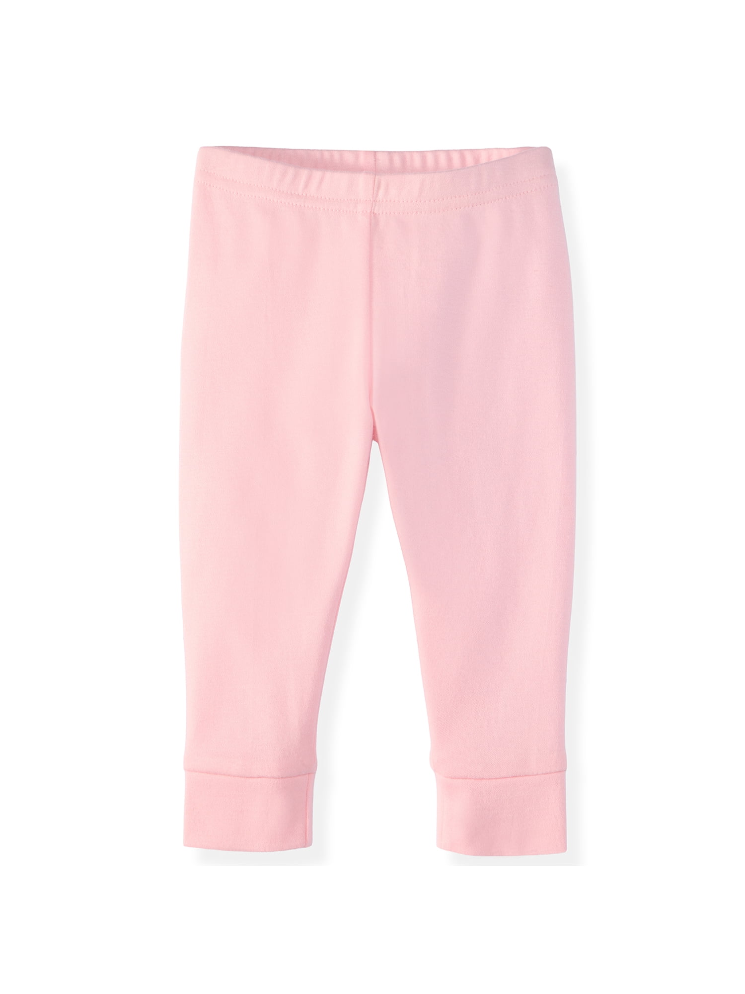 Garanimals Newborn & Baby Girl 100% Cotton Jogger Pants, Sizes 0–24M, Single or 4-Pack