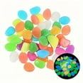 thumbnail image 2 of Decorative Stones for Outdoors and Home - 100Pcs Luminous Pebbles for Garden Path Aquariums and Tank, 2 of 7