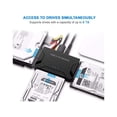 thumbnail image 2 of SATA / IDE to USB 3.0 Adapter, Hard Drive Reader for Universal 2.5 3.5-Inch IDE and SATA External HDD/SSD, with 12V 2A Power Supply Support 6TB, 2 of 7