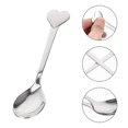 thumbnail image 4 of 12Pcs Household Dessert Spoon Convenient Cake Spoon Heart Headed Food Spoon Coffee Supply, 4 of 4