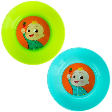 The First Years CoComelon Toddler Bowl 2 Pack - Dishwasher & Microwave Safe Baby Bowl for Toddler Mealtimes