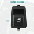 thumbnail image 3 of Unique Bargains Car Front Left Driver Side Master Power Window Switch for BMW 323i 1999-2000 61316902174 Black, 3 of 8