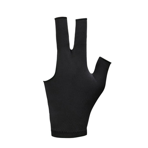 Riforla Pool Cue Glove Billiards Glove Billiards Shooters Glove Cue Pool Gloves Left Hand Open Three Finger Spandex Glove Three Finger Glove Gloves