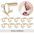 thumbnail image 2 of Adjustable Fingernail Rings Detachable Reusable Nails Rings Set Metal Nails Rings for Acrylic Nails & Press on Nails, 2 of 9