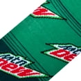 thumbnail image 4 of Crazy Socks, Mountain Dew Stripes, Men's Crew Socks Funny Novelty Gift, 4 of 6