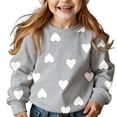 thumbnail image 2 of Blusas y camisas de manga larga con cuello redondo Estampado para niños Estampado de manga larga Casual Suelto Forro polar para mayor calidez Sudadera con capucha de manga larga con cuello redondo par, 2 of 6
