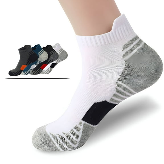 TELOLY Ankle Socks Low Cut Spring Thermal Sock Thick Warm Sport For Men Women, 1/5 Pairs