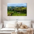 thumbnail image 2 of Elephant Stock Sheep In Grassy Field Wall Art - Horizontal Canvas Wall Art - Living Room Wall Decor - Nature Canvas - Green And Blue Decor - 45" x 30", 2 of 4