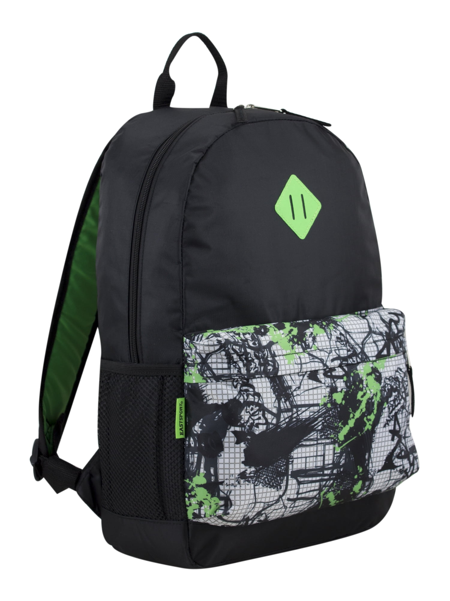 Eastsport Classic Dome Backpack with Matching Pencil Case, Urban Grid