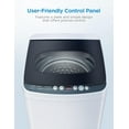 thumbnail image 5 of Midea Portable Washing Machine, 0.9 cu. ft with 6 Cycles, Transparent Lid, White, 5 of 5