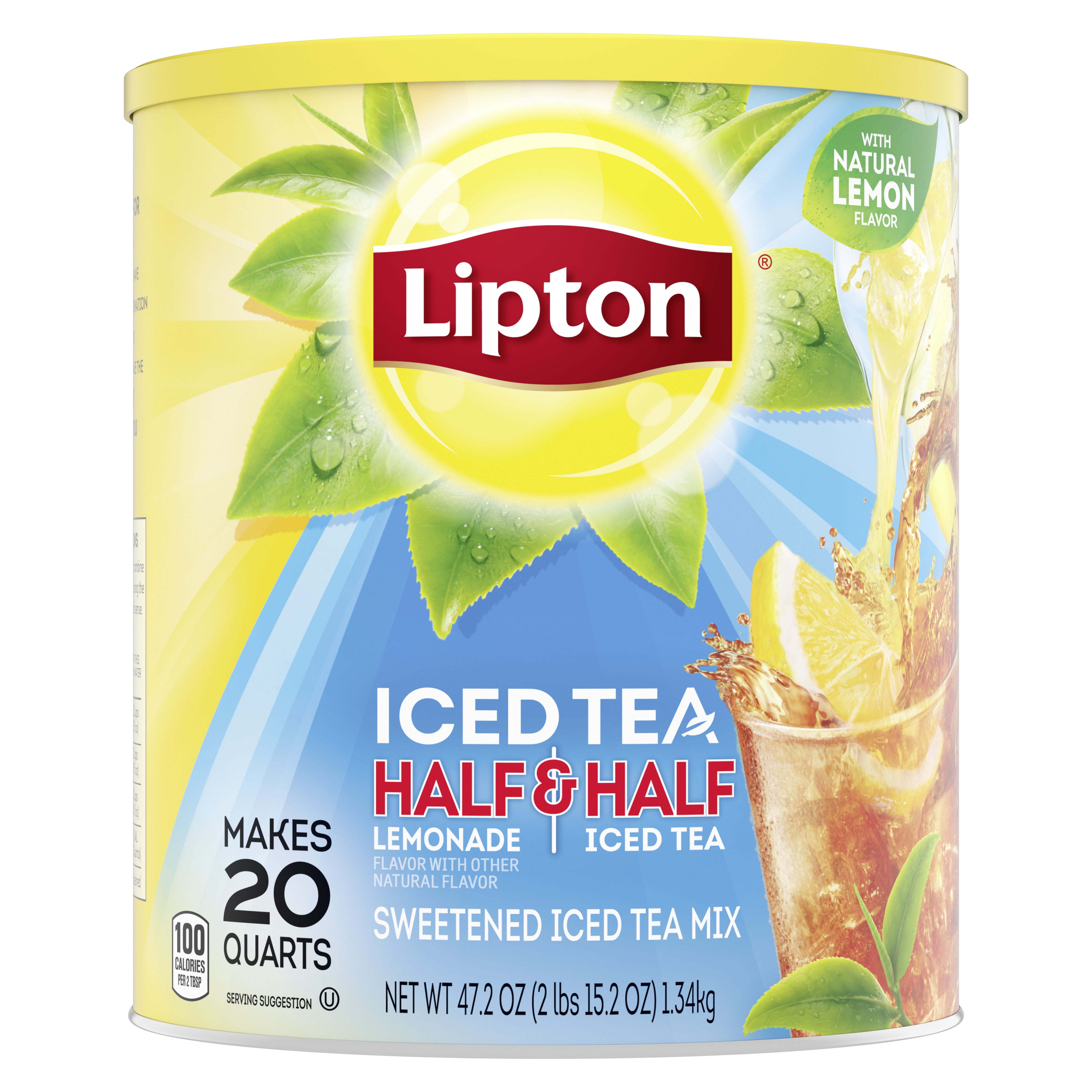 Lipton Iced Tea Mix Lemonade, 20 QT