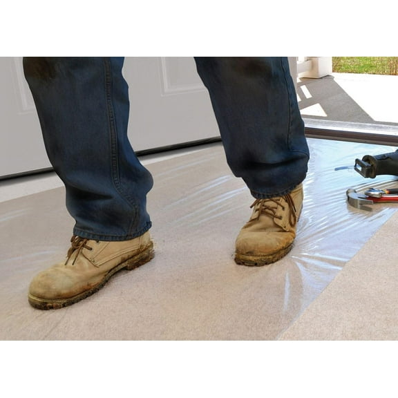 Carpet Protection, 24 in. x 100 Ft., Clear