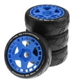 thumbnail image 1 of QualitChoice Durable Wheel Rims Tyre For 1/8 WR8 Monster Trucks Wear-resistant RC Car Part Blue, 1 of 5