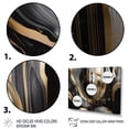 thumbnail image 3 of Designart "Gold And Black Captivating Marble III" Abstract Marble Canvas Wall Art, 3 of 5