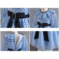 thumbnail image 7 of Girls Retro Polka Dot Dress Long Sleeve Wedding Princess Maxi Boho Dress 3-9 Year, 7 of 7