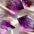 thumbnail image 3 of Rare Grade A Amethyst Wand - Natural Rainbow Amethyst Handle, Bahia Elestial Amethyst Point, Amethyst Obelisk Crystal, 3 of 6
