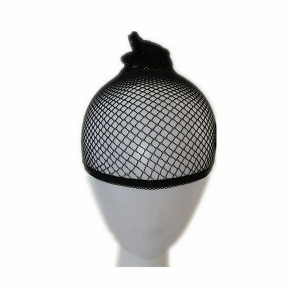 Black Wig Cap with Hair Net - Elastic Mesh, Breathable, One Size Fits All, for Wig Wear/Ballet/Chef/Hair Bun