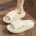 thumbnail image 5 of Rotm Womens Massage Sandals Slippers Women Men Sandals Open Toe Shower Shoes Summer House Slippers for Bath Plantar Fasciitis Slides White,8, 5 of 6