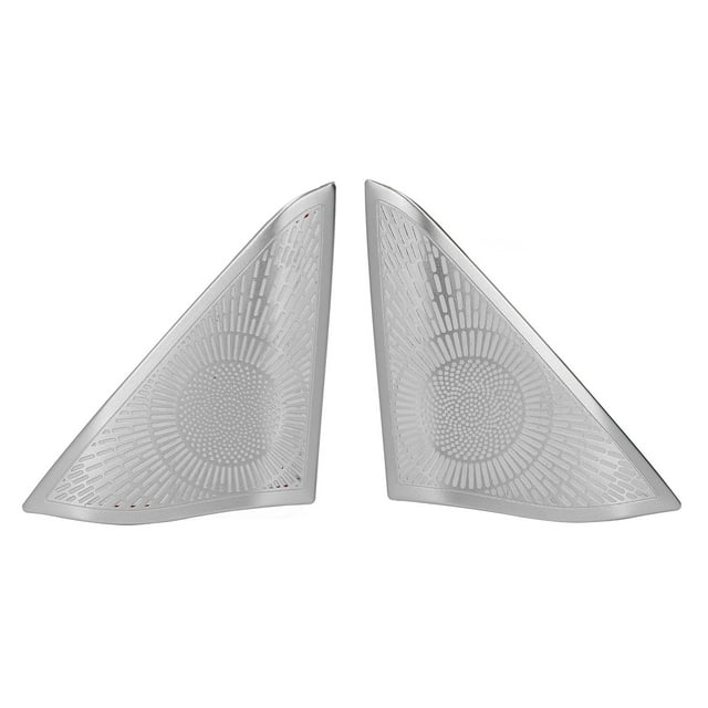 2 pegatinas embellecedoras para altavoces de puerta de coche, de aleación de aluminio, de repuesto para Benz Clase E W212 2013-2016