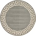 thumbnail image 1 of Unique Loom Tapis Design Athens Rond 6' x 6' Gris/beige, 1 of 2