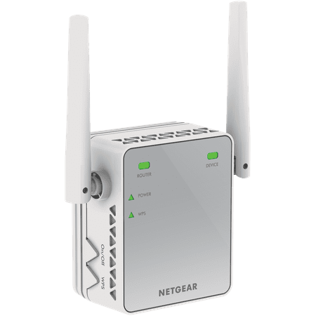 NETGEAR - EX2700 N300 WiFi Wall Plug Range Extender and Signal Booster