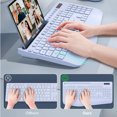 thumbnail image 2 of Wagpak Wireless Keyboard & Mouse Combo Wrist Rest Ergonomic Phone Holder Silent for Computer,Laptop Purple, 2 of 8