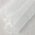 thumbnail image 2 of Xiao Hua Cortinas para ventanas pequeñas, 1 pieza, blancas, para ventanas pequeñas, 132x46cm, con bolsillo para barra, estilo A., 2 of 5