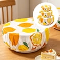 thumbnail image 2 of BINGLI Reusable Beeswax Bowl Covers - Food Cover Stretch Edging, Stretchable Beewax Wrap, Elastic Storage Wraps for Storage Containers，set of 3, 2 of 7