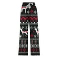 thumbnail image 4 of WXLWZYWL Pajama Pants Women Casual Plus Size Christmas Santa Claus Snowflake Print Trousers Drawstring Waist Comfy Yoga Pants, 4 of 4