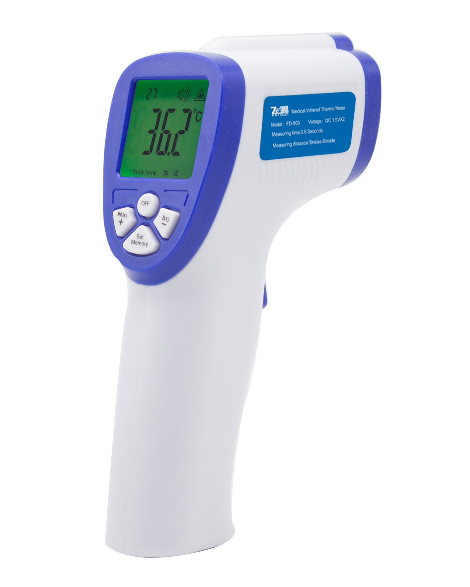 Non-contact Laser Digital Temperature Gun LCD Adult Baby Body IR Thermometer 