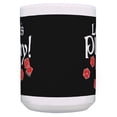 thumbnail image 3 of ThisWear Classic Gamer Crafty World Building Let's Play Board Game Dice 15oz Coffee Mug Black, 3 of 4