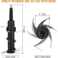 thumbnail image 2 of czcpp-Ninja Blender Blade Replacement, 6 Blade Replacement for Ninja 72 oz Pitcher BL660C BL740 BL642 BL500C, 2 of 4