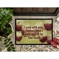 thumbnail image 3 of I cook with wine Doormat 24x36, 3 of 4