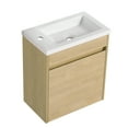 thumbnail image 3 of BNK 18" Small Bathroom Vanity with Sink, Modern Wall-Mounted Bathroom Vanity, Small Sink and Vanity, for Small Bathroom, 3 of 14