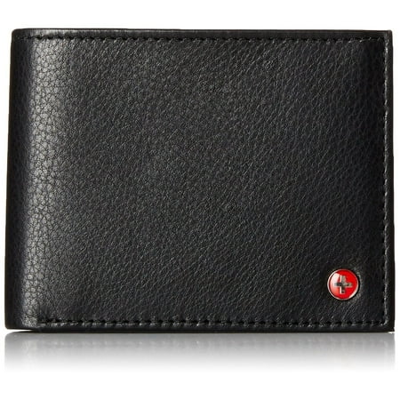 - RFID Blocking Mens Leather Bifold Wallet Removable ID Card Passcase