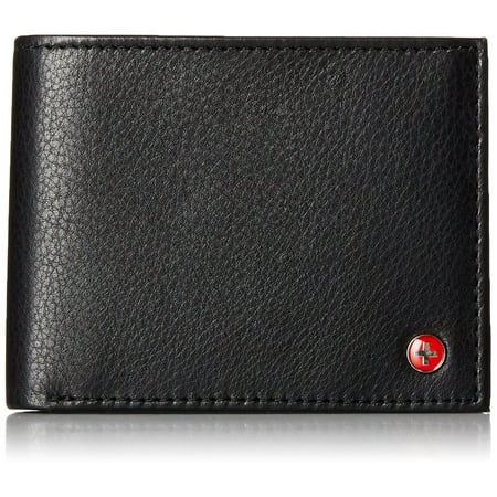 RFID Blocking Mens Leather Bifold Wallet Removable ID Card